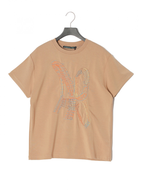 ANDERSSON BELL
半袖Tシャツ (ESSENTIAL) UNISEX NEW AB LOGO EMBROIDERY T-SHIRTS