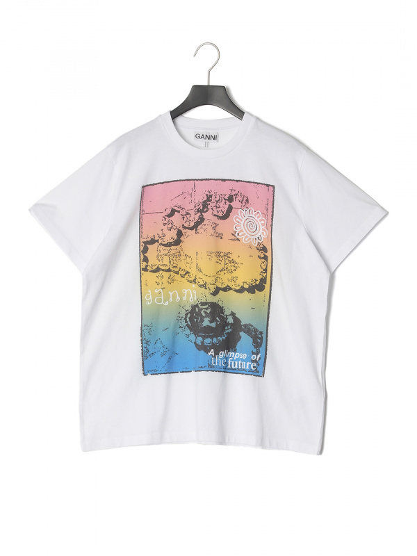 GANNI
Basic Jersey Glimpse Relaxed T-shirt