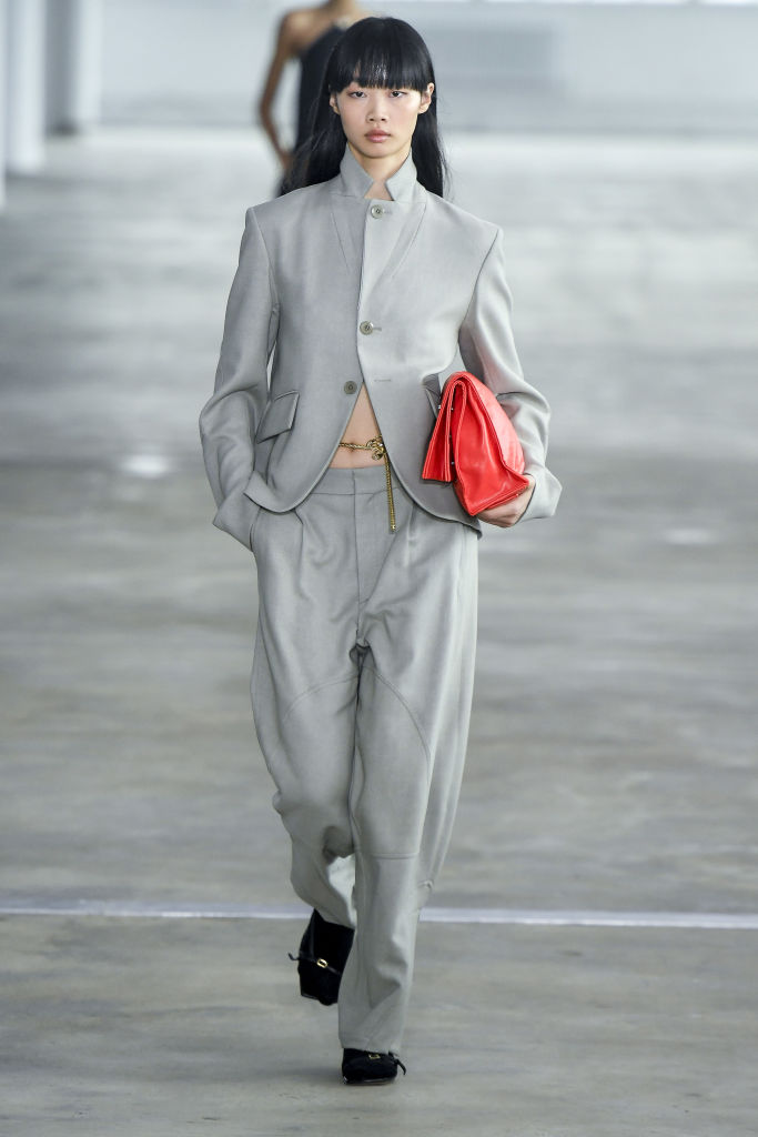 NEW YORK, USA - SEPTEMBER 07: A model walks the runway during the Tibi Ready to Wear Spring/Summer 2025 fashion show as part of the New York Fashion Week on September 7, 2024 in NY. (Photo by Victor VIRGILE/Gamma-Rapho via Getty Images)