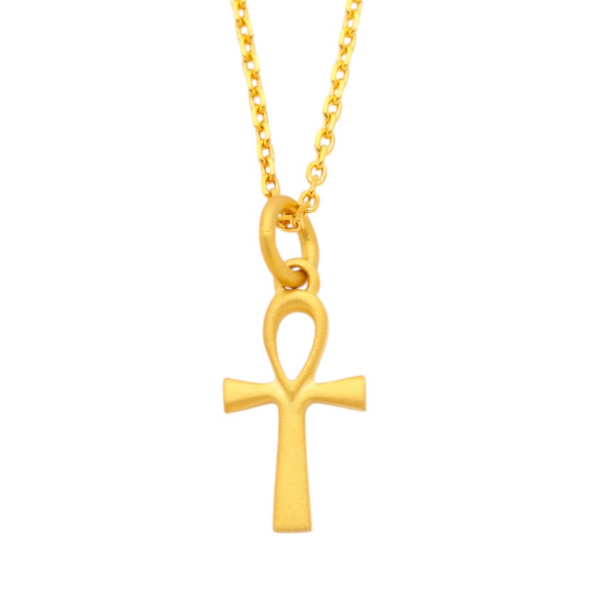Pure Gold Mysterious Ankh Cross チャーム（ネックレス） 