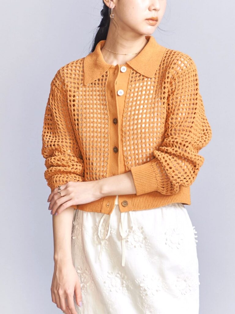 UNITED ARROWS/BEAUTY&YOUTH
メッシュニットカーディガン