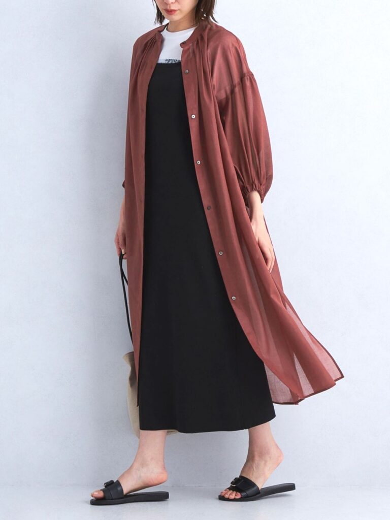 UNITED ARROWS/green label relaxing
シアー ガウンワンピース(接触冷感)