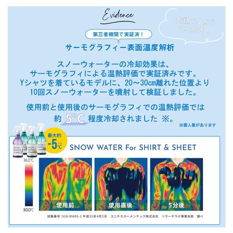 スノーウォーター　冷感スプレー