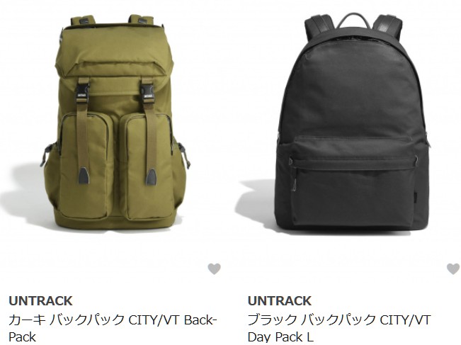 UNTRACK（アントラック）撥水バッグ