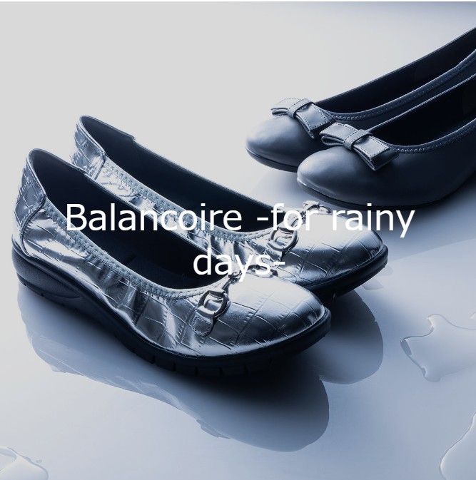 Balancoire（ブランコワール）　撥水　レインシューズ