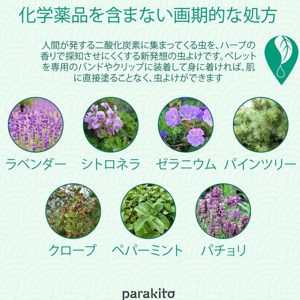 PARA’KITO（パラキート）」　虫よけバンド