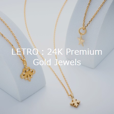 24金 24K 純金 ジュエリー LETRO