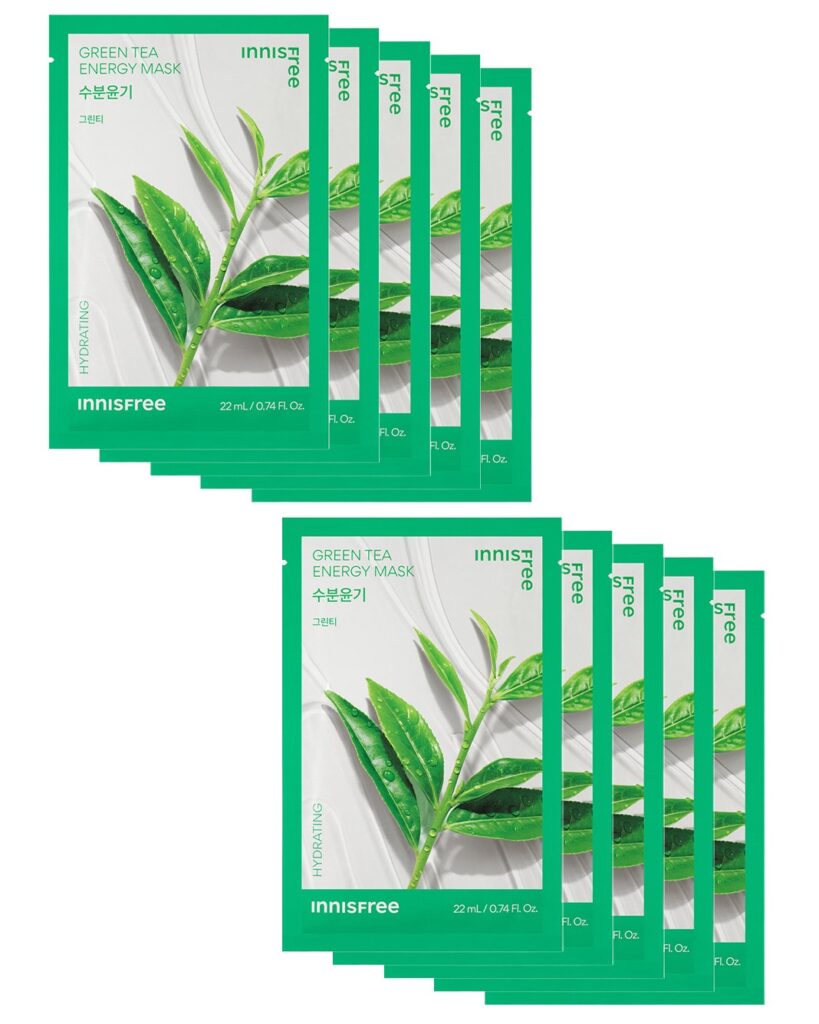 INNISFREE(イニスフリー)
ボタニカル マスクシート(グリーンティー)10枚セット