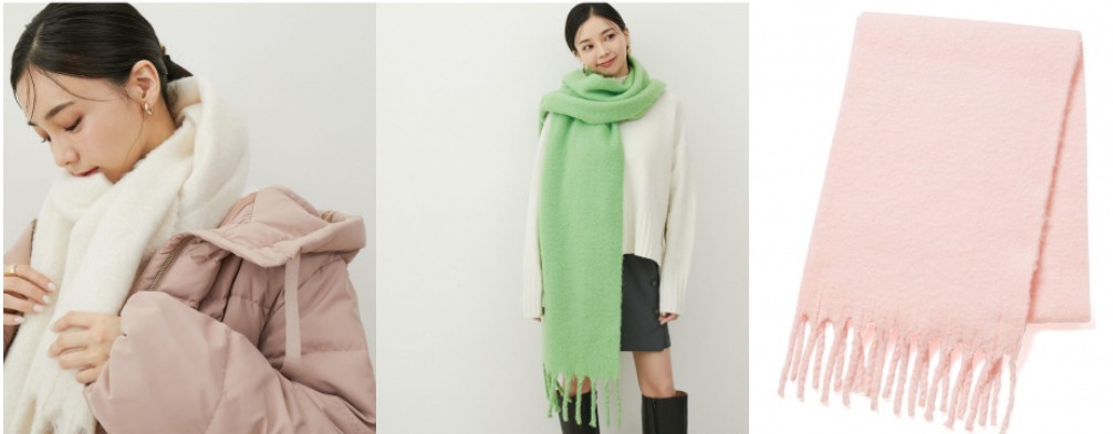 VIS
[リサイクルポリ] ふわふわ太フリンジマフラー