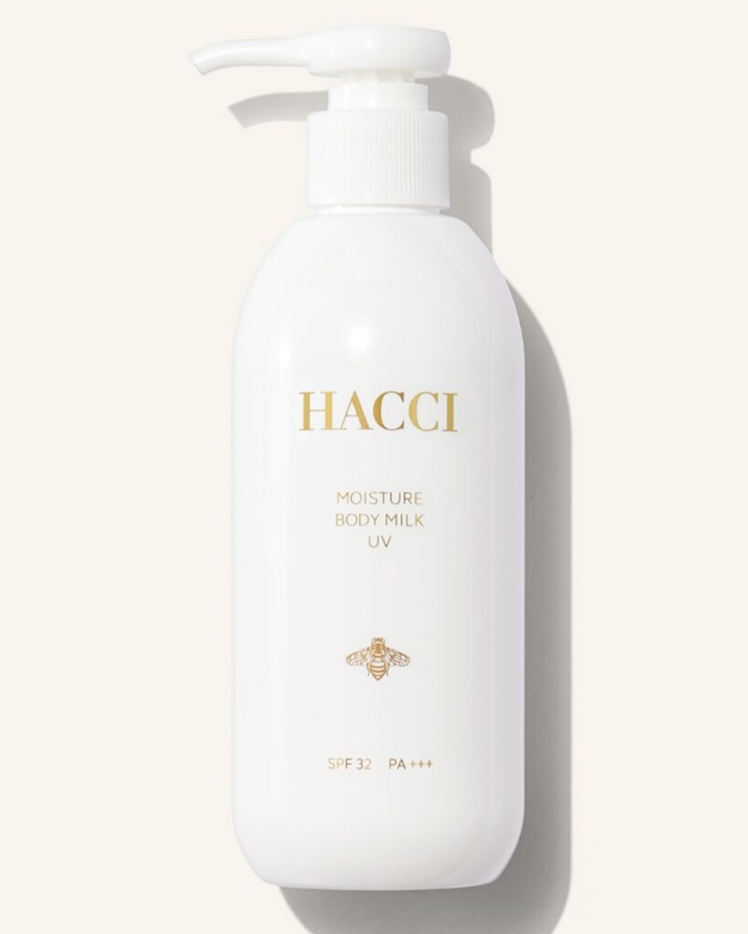 HACCI モイスチャー ボディミルク UV 250ml