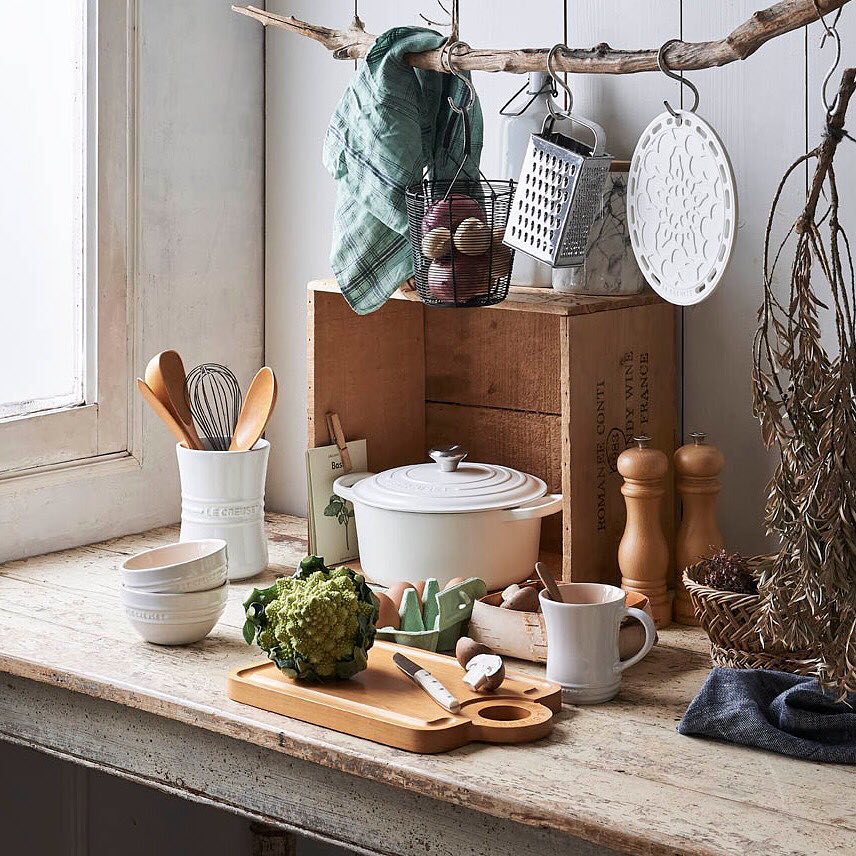 Le Creuset　ル・クルーゼ　ホワイト　ココット