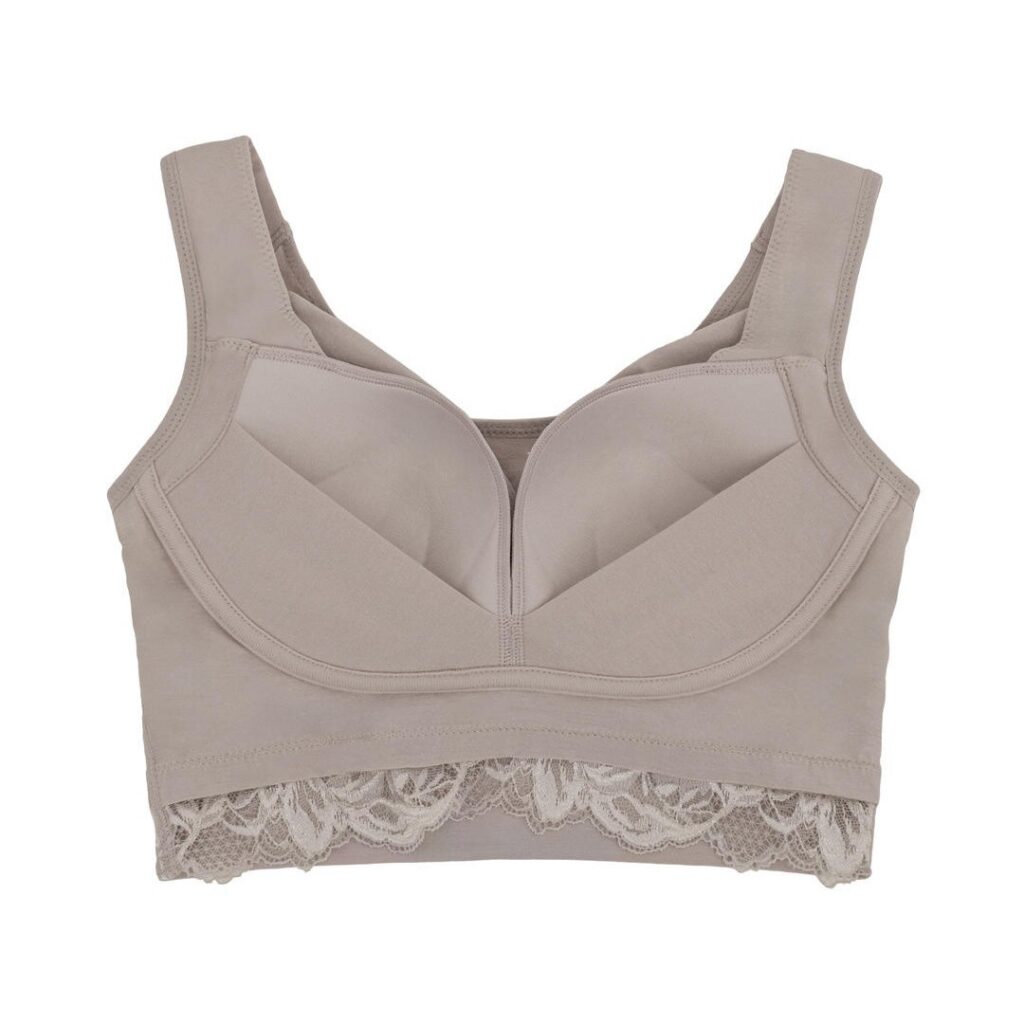 やさしくバストキャッチ綿混ノンワイヤーブラ24