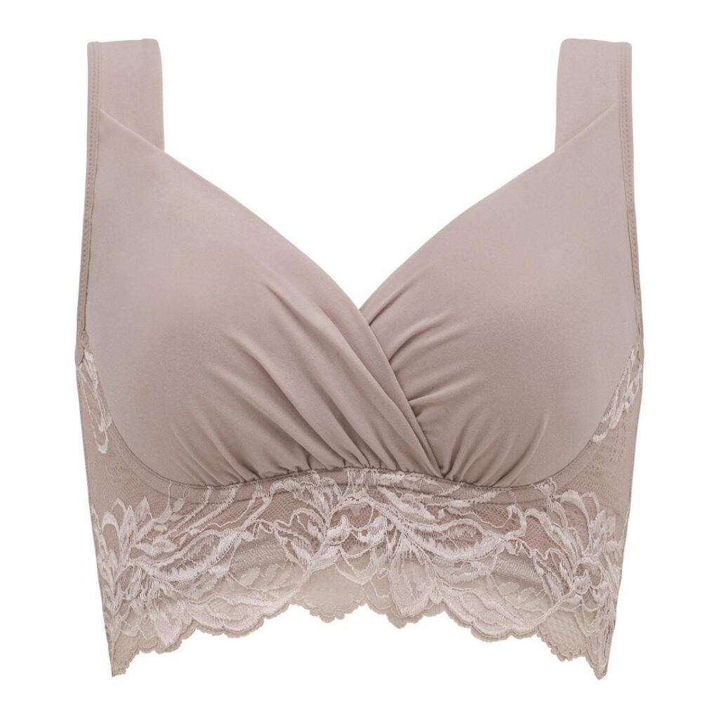 やさしくバストキャッチ綿混ノンワイヤーブラ24