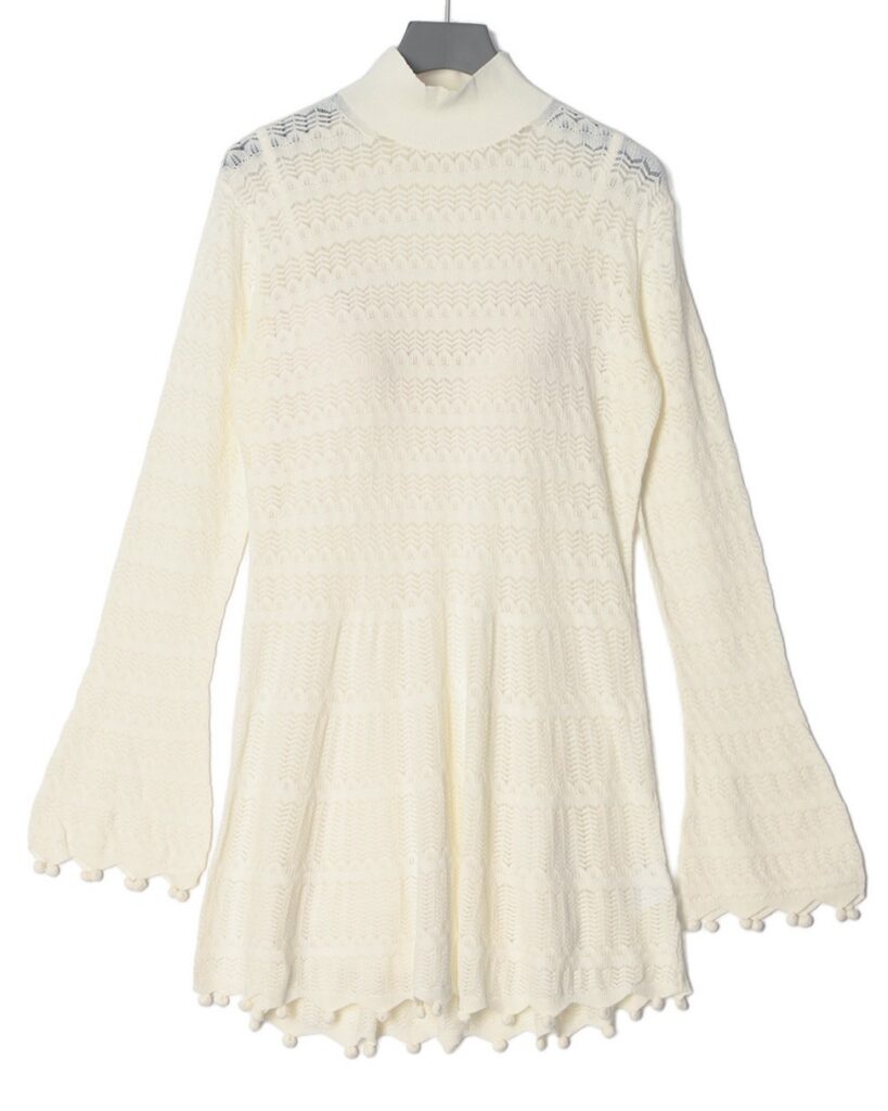 NICENICE MOMENT
カップインナー付 レースドレス LACE MINI DRESS