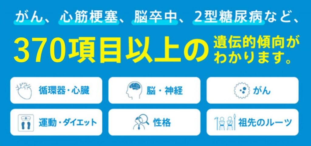 遺伝子解析　Genequest（ジーンクエスト）遺伝的傾向