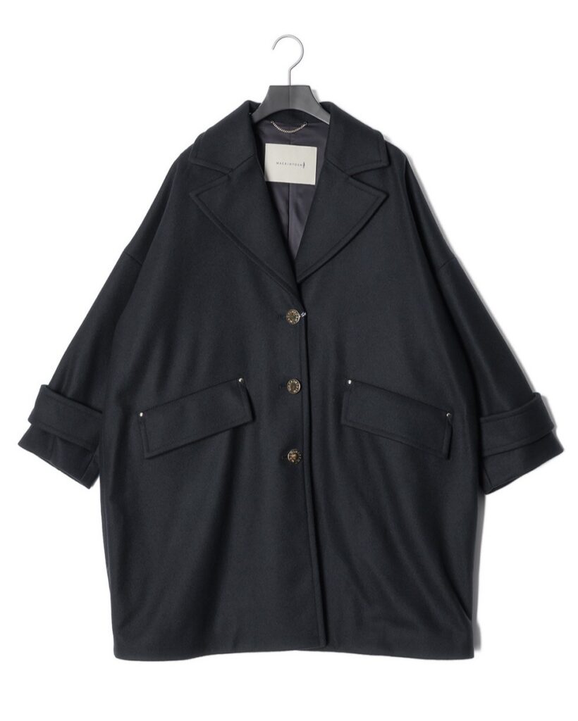 MACKINTOSH（マッキントッシュ）　ハンビー チェスターコクーン（ネイビー）
HUMBIE CHESTER COCOON MB